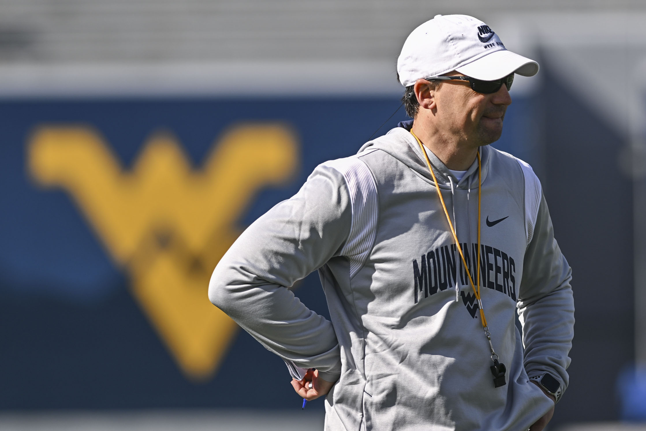 Neal Brown: Outside negativity has no effect on WVU football